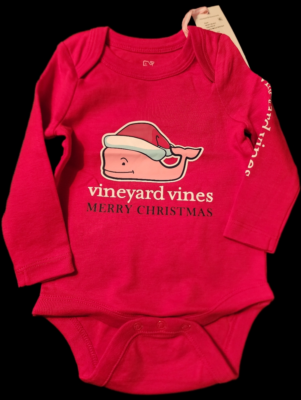 VINEYARD VINES CHRISTMAS ONESIE 3-6 M